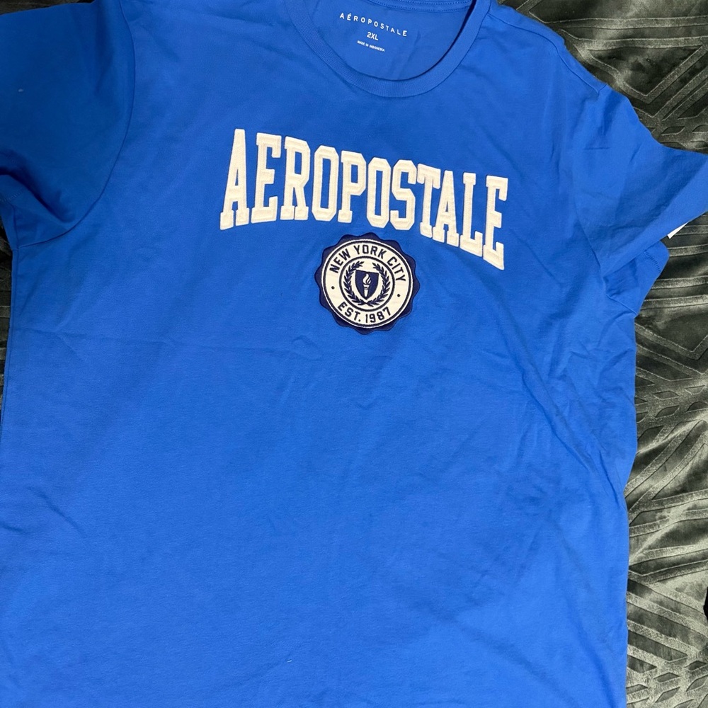 Aeropostale Blue Graphic T-Shirt